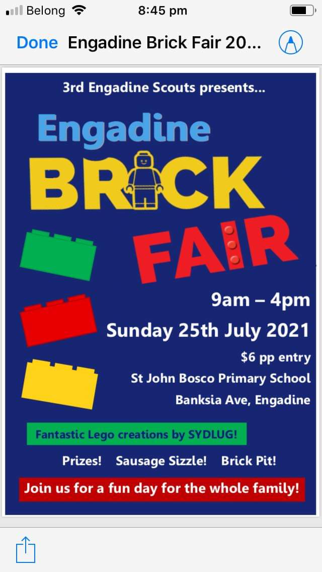 A Brick Show at Engadine Primary School supported by SydLug