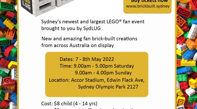 BrickBuilt Sydney – A LEGO®fan event hosted by SydLUG